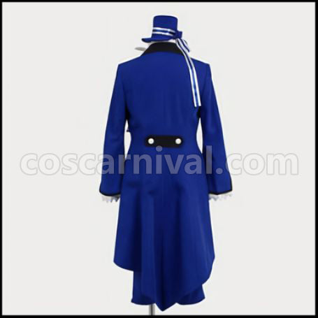 Black Butler Ciel Episode 3 Outfit Cosplay Costume coscarnival - Back View