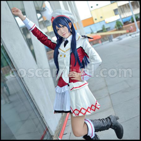 Love Live! 2nd Season That is Our Miracle Umi Sonoda Deluxe Edition Cosplay Costume coscarnival - Front View