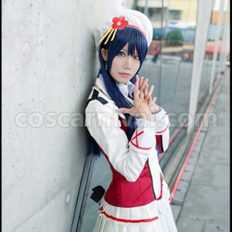 Love Live! 2nd Season That is Our Miracle Umi Sonoda Deluxe Edition Cosplay Costume coscarnival - Side Profile