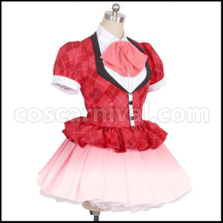 Zombieland Saga Sakura Minamoto Cosplay Costume coscarnival - Back View