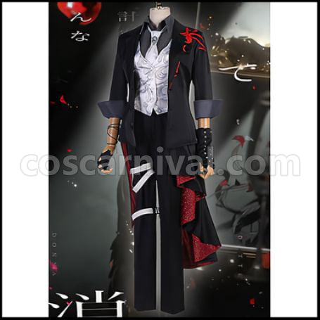 [Nijisanji Costume] Nijisanji VTuber Kuzuha Cosplay Costume ver.3 coscarnival - Back View