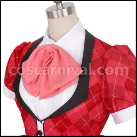 Zombieland Saga Sakura Minamoto Cosplay Costume coscarnival - Collar Design