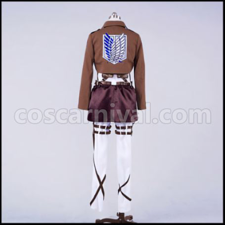 Attack on Titan Scout Regiment Levi Cosplay Costume coscarnival - Cuff Style