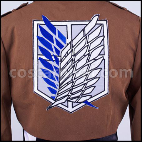 Attack on Titan Scout Regiment Levi Cosplay Costume coscarnival - Material Texture