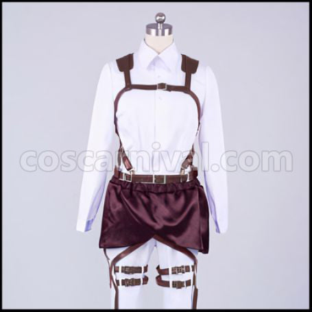 Attack on Titan Scout Regiment Levi Cosplay Costume coscarnival - Color and Pattern