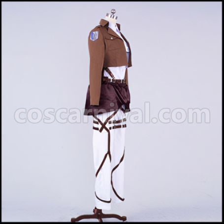 Attack on Titan Scout Regiment Levi Cosplay Costume coscarnival - Cut and Style