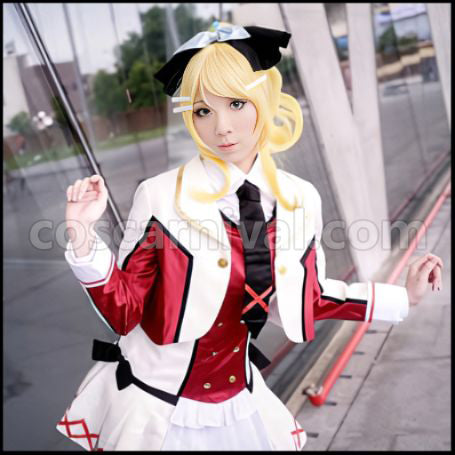 Love Live! 2nd Season That is Our Miracle Eri Ayase Deluxe Edition Cosplay Costume Ver2 coscarnival - Cuff Style