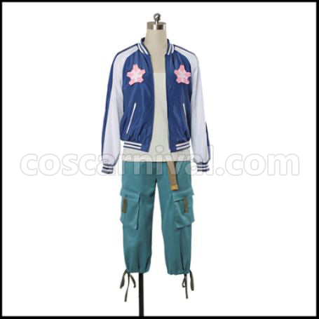 TIGER & BUNNY The Rising Origami Cyclone Ivan Karelin Cosplay Costume Ver2 coscarnival - Front View