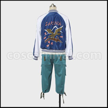 TIGER & BUNNY The Rising Origami Cyclone Ivan Karelin Cosplay Costume Ver2 coscarnival - Cuff Style