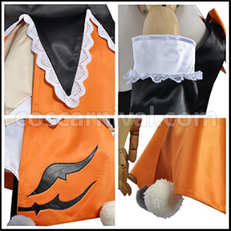 VOCALOID Hatsune Miku Little Devil Halloween Version Cosplay Costume Costume coscarnival - Detail Close-up