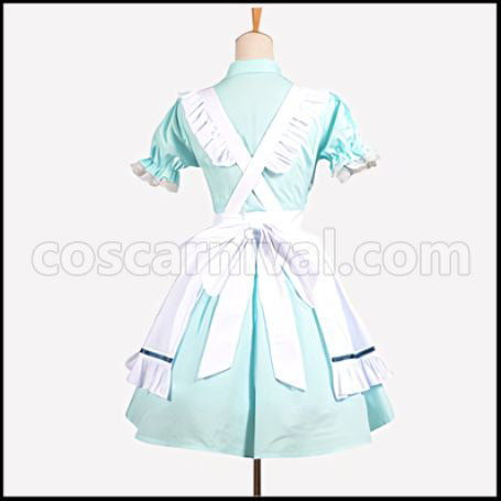 Love Live! SR Initial Awakening After Hanayo Koizumi Maid Dress Cosplay Costume coscarnival - Side Profile