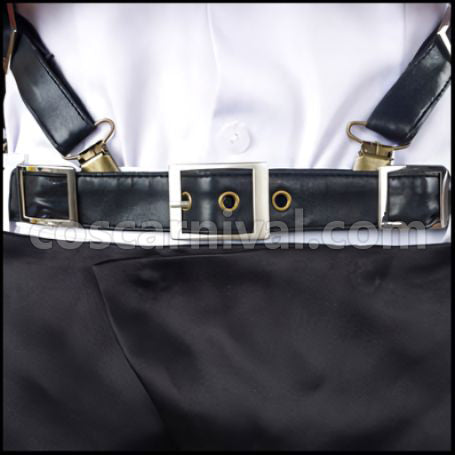 Attack on Titan Survey Corps Squad Leader Levi Cosplay Costume ver3 coscarnival - Collar Design