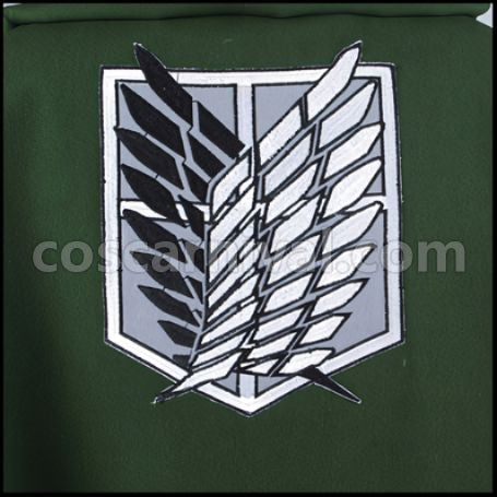 Attack on Titan Survey Corps Squad Leader Levi Cosplay Costume ver3 coscarnival - Hem Detail