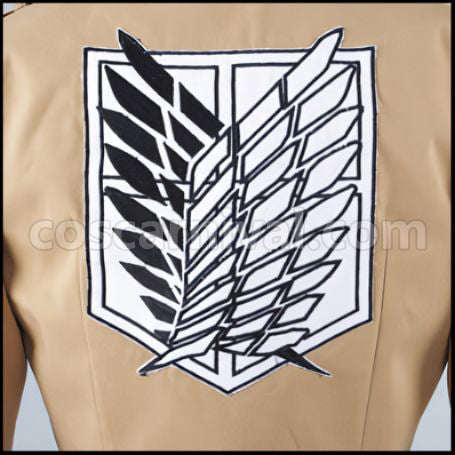 Attack on Titan Survey Corps Squad Leader Levi Cosplay Costume ver3 coscarnival - Pocket Design