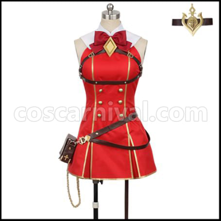 Uma Musume Pretty Derby Gold Ship Cosplay Costume coscarnival - Front View