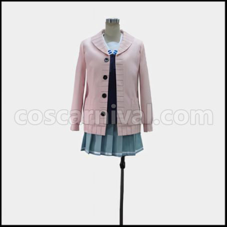 Beyond the Boundary Mirai Kuriyama Cosplay Costume coscarnival - Front View
