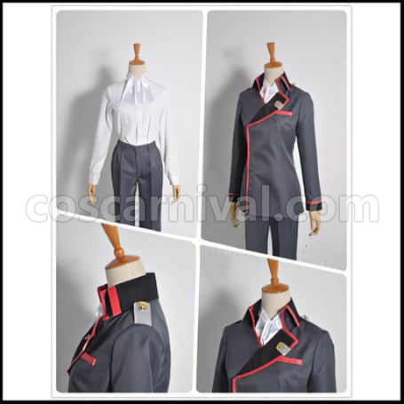 Valvrave the Liberator L-Elf Karlstein Cosplay Costume coscarnival - Back View