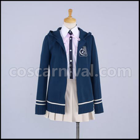 Super Danganronpa 2 Goodbye Despair Chiaki Nanami Cosplay Costume coscarnival - Back View