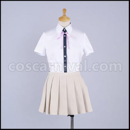 Super Danganronpa 2 Goodbye Despair Chiaki Nanami Cosplay Costume coscarnival - Side Profile