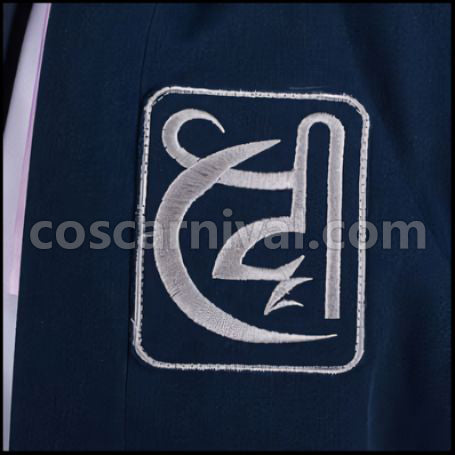 Super Danganronpa 2 Goodbye Despair Chiaki Nanami Cosplay Costume coscarnival - Collar Design