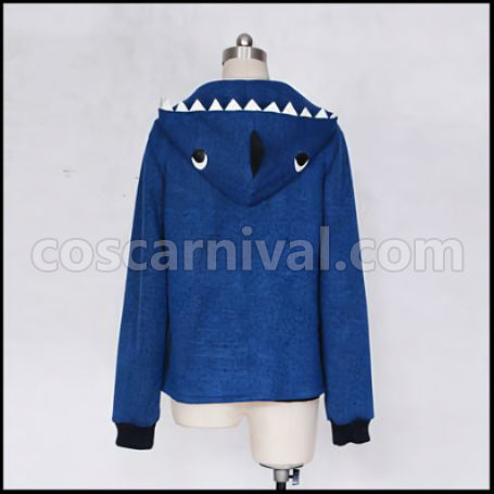 Free! Rin Matsuoka Shark Hoodie Cosplay Costume coscarnival - Side Profile