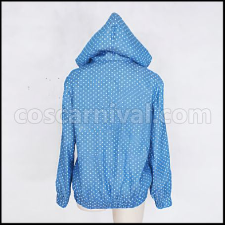 Free! Haruka Nanase Dolphin Hoodie Cosplay Costume coscarnival - Back View