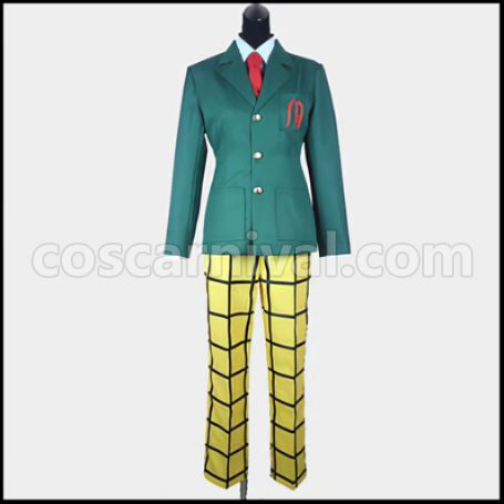 Yowamushi Pedal Makishima Yuusuke Sohoku High School Uniform Cosplay Costume coscarnival - Front View