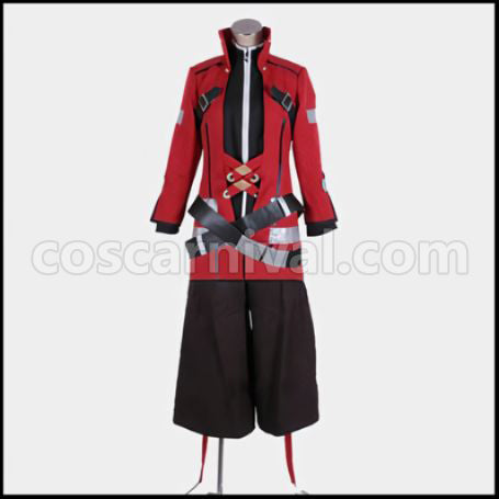 BlazBlue Ragna the Bloodedge Cosplay Costume coscarnival - Front View