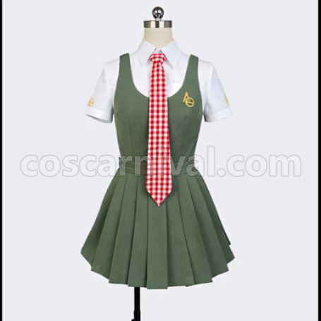Super Danganronpa 2 Goodbye Despair Mahiru Koizumi Cosplay Costume coscarnival - Front View