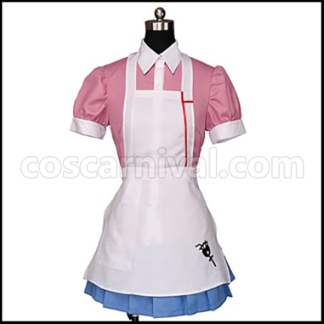 Super Danganronpa 2 Goodbye Despair Mikan Tsumiki Cosplay Costume coscarnival - Front View