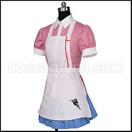 Super Danganronpa 2 Goodbye Despair Mikan Tsumiki Cosplay Costume coscarnival - Back View