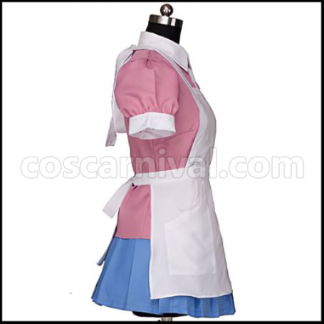 Super Danganronpa 2 Goodbye Despair Mikan Tsumiki Cosplay Costume coscarnival - Side Profile