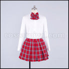 The Shepherd of the Great Library Tsugumi Shirasaki Cosplay Costume coscarnival - Side Profile