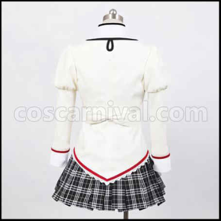 Mahou Shoujo Madoka Magica Kaname Madoka Mitakihara Middle School Girls' Uniform Cosplay Costume by coscarnival - Side Profile