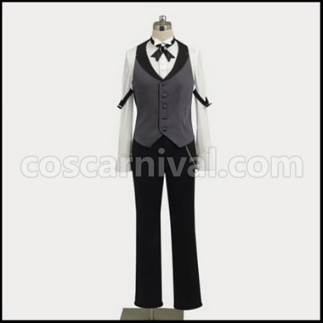 Black Butler II Claude Faustus Cosplay Costume coscarnival - Detail Close-up