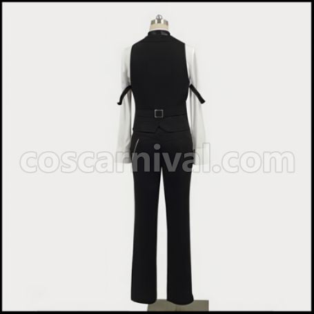 Black Butler II Claude Faustus Cosplay Costume coscarnival - Collar Design