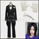 Black Butler II Claude Faustus Costume + Wig 2 Piece Set coscarnival - Front View