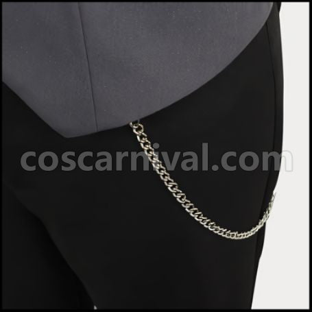 Black Butler II Claude Faustus Costume + Wig 2 Piece Set coscarnival - Functional Details