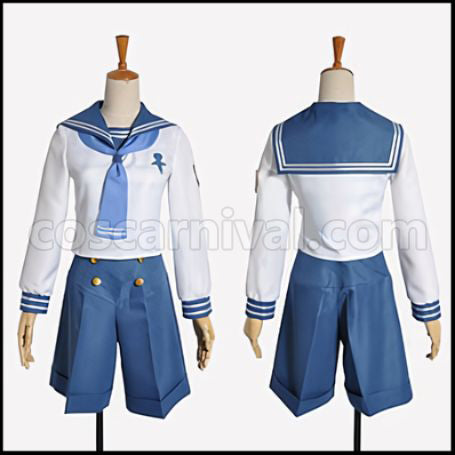 Free! Bessatsu spoon.2Di Haruka Nanase Sailor Suit Cosplay Costume coscarnival - Side Profile