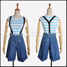 Free! Bessatsu spoon.2Di Rin Matsuoka Sailor Suit Cosplay Costume coscarnival - Back View