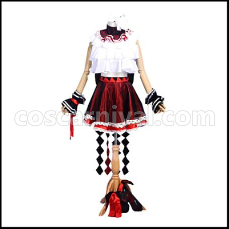 VOCALOID Vocaloid Project DIVA 2nd Hatsune Miku Two Breaths Walking Original Song Cosplay Costume coscarnival - Front View