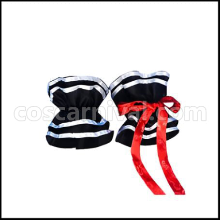 VOCALOID Vocaloid Project DIVA 2nd Hatsune Miku Two Breaths Walking Original Song Cosplay Costume coscarnival - Cuff Style