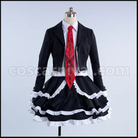 Danganronpa: Trigger Happy Havoc Celestia Ludenberg Cosplay Costume coscarnival - Front View