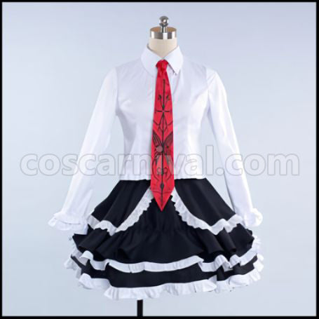 Danganronpa: Trigger Happy Havoc Celestia Ludenberg Cosplay Costume coscarnival - Back View