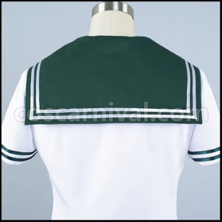 Super Danganronpa 2 Goodbye Despair Ibuki Mioda Cosplay Costume coscarnival - Hem Detail