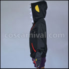 Free! Rin Matsuoka Shark Black Cosplay Costume coscarnival - Back View