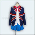 Kin-iro Mosaic Karen Kujo Cosplay Costume coscarnival - Front View