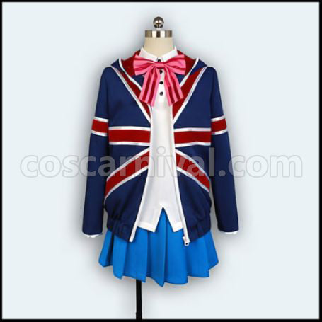Kin-iro Mosaic Karen Kujo Cosplay Costume coscarnival - Front View