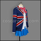 Kin-iro Mosaic Karen Kujo Cosplay Costume coscarnival - Back View