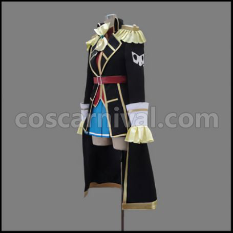 Miniskirt Space Pirates Kato Marika Cosplay Costume coscarnival - Back View